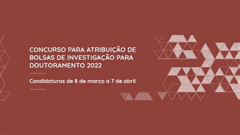 fct bolsas doutoramento 2022